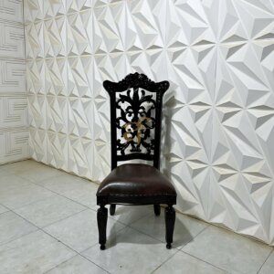 Kursi Makan Ukir Jepara Modern Elegant Dudukan Jok