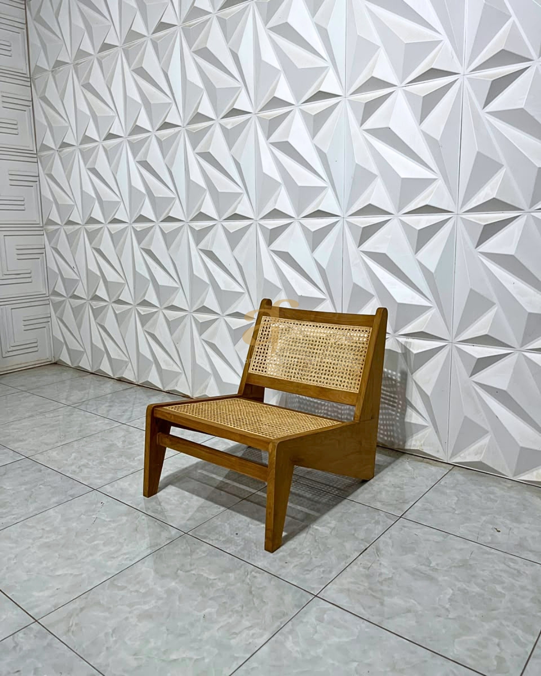 Kursi Santai Outdoor Teras Taman Minimalis Kayu Jati - Gambar 5