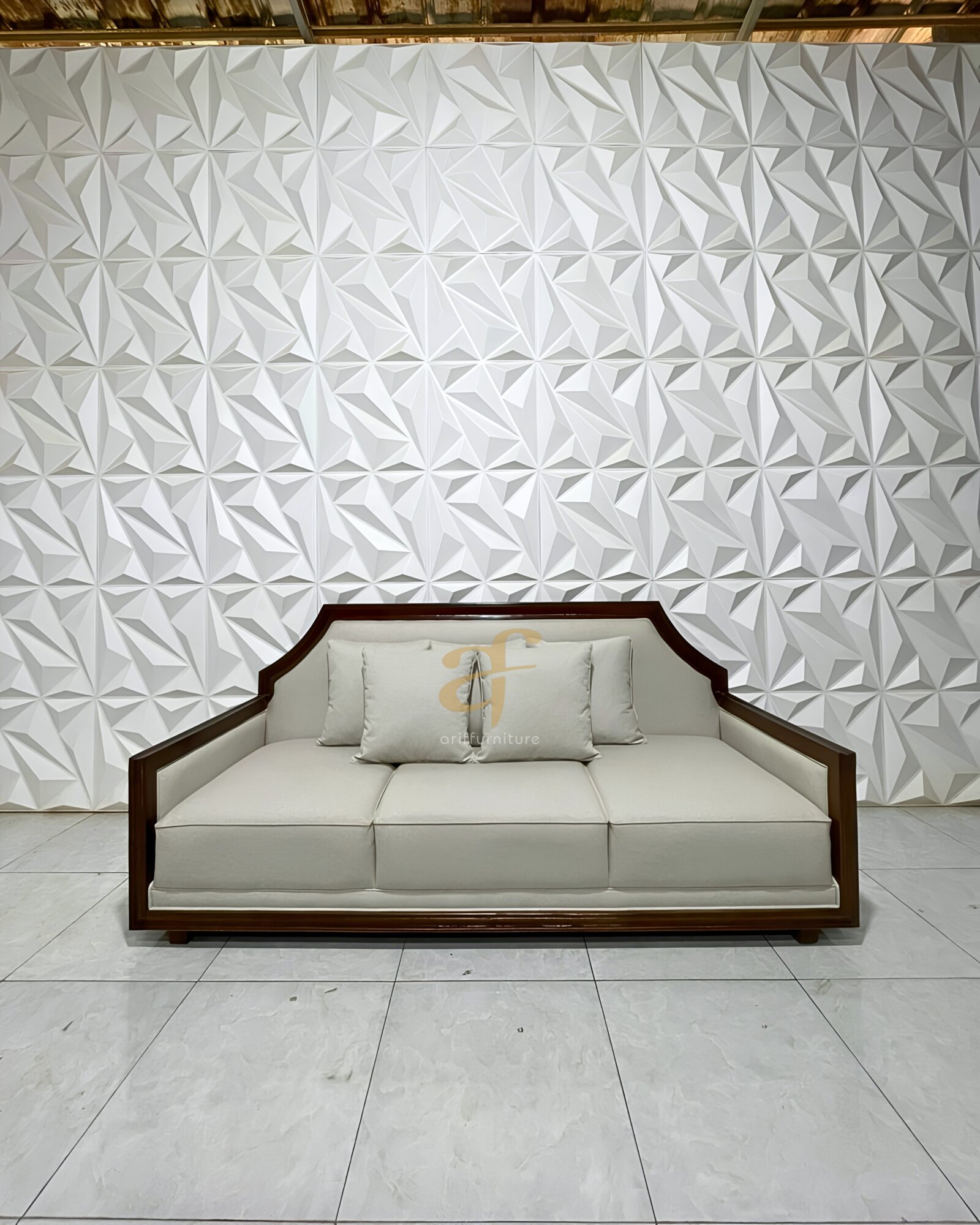 Kursi Sofa Kayu Jati 3 Dudukan Klasik Minimalis