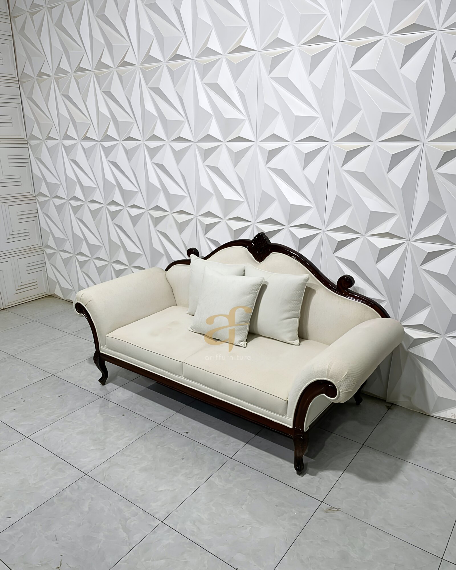 Kursi Sofa Tamu Klasik Modern Elegan Kayu Jati - Gambar 4