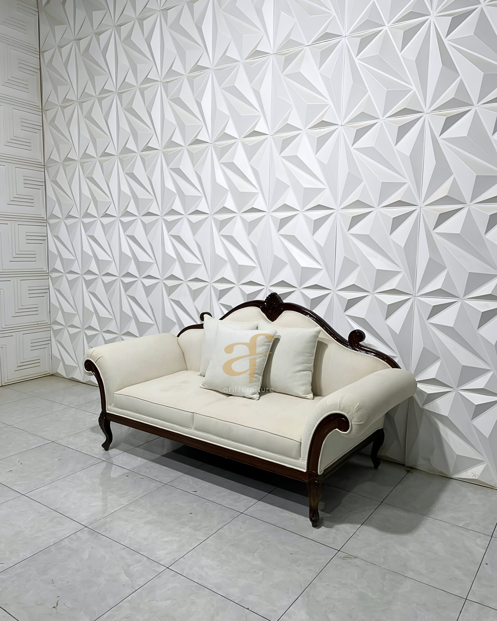 Kursi Sofa Tamu Klasik Modern Elegan Kayu Jati - Gambar 3