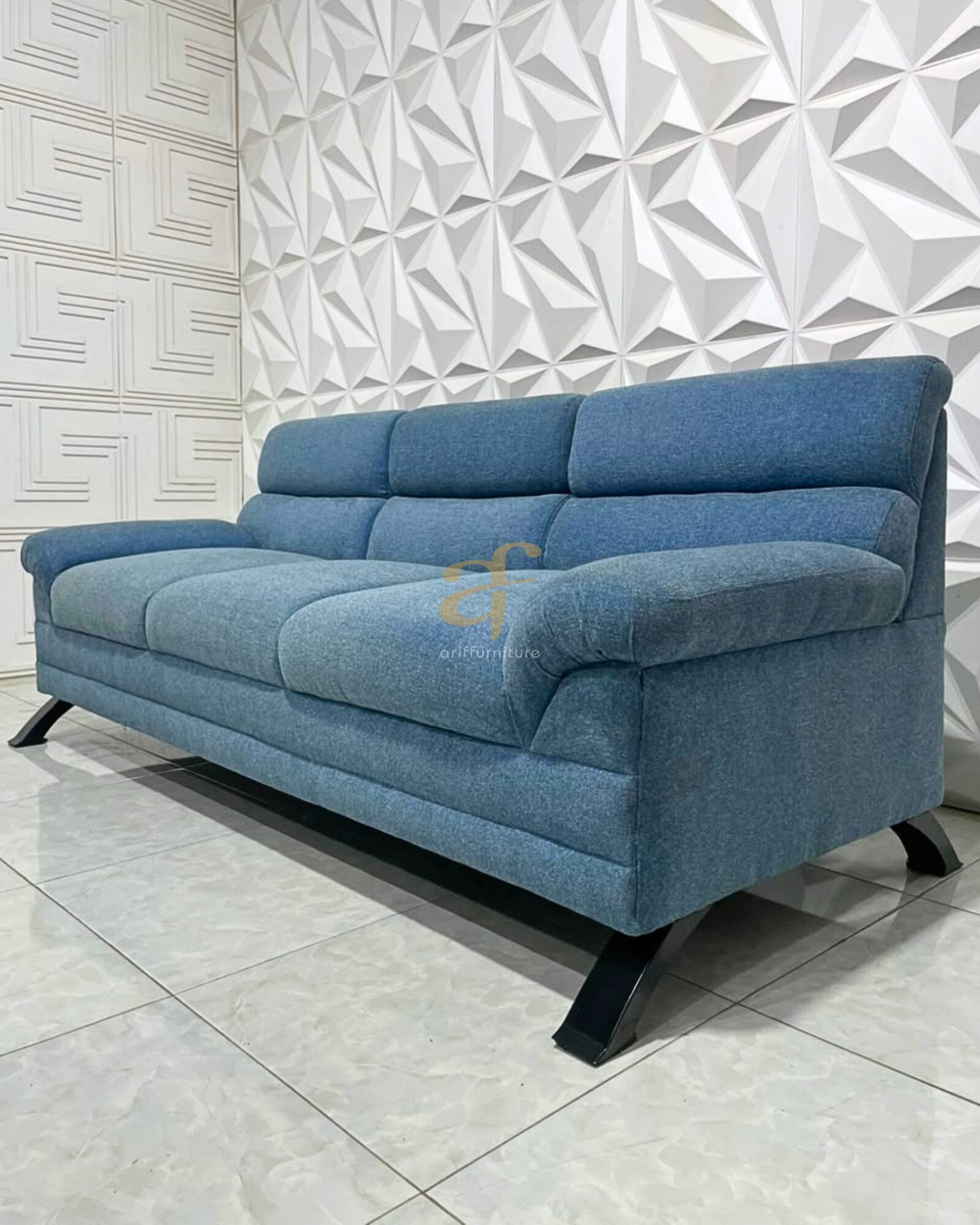 Sofa Single Lawson Style Minimalis 3 Seater - Gambar 3