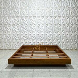Tempat Tidur Minimalis Jati Lesehan Simple Minimalis