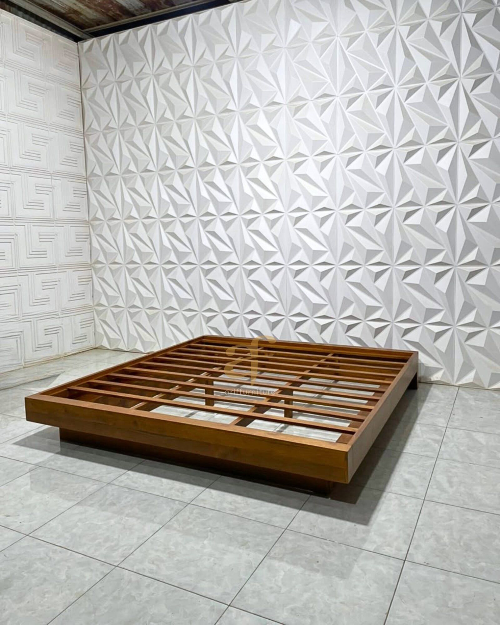 Tempat Tidur Minimalis Jati Lesehan Simple Minimalis - Gambar 4
