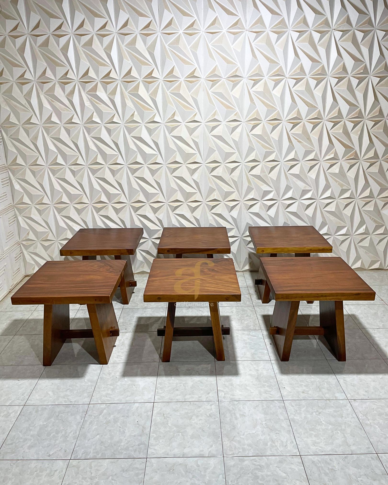 Set Kursi Meja Sate Minimalis Kayu Trembesi - Gambar 8