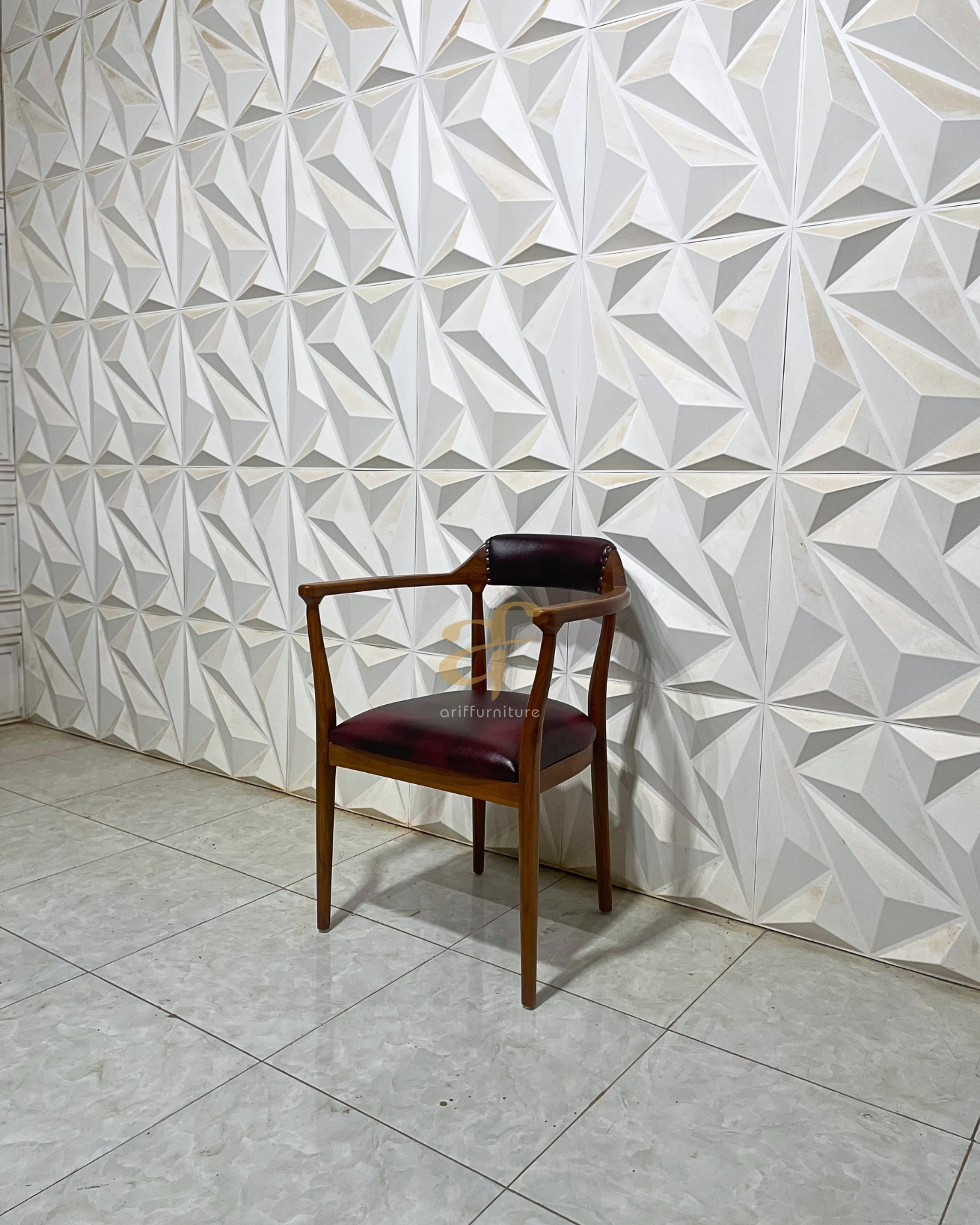 Set Meja Makan Kursi Mid Century Design Custom - Gambar 6