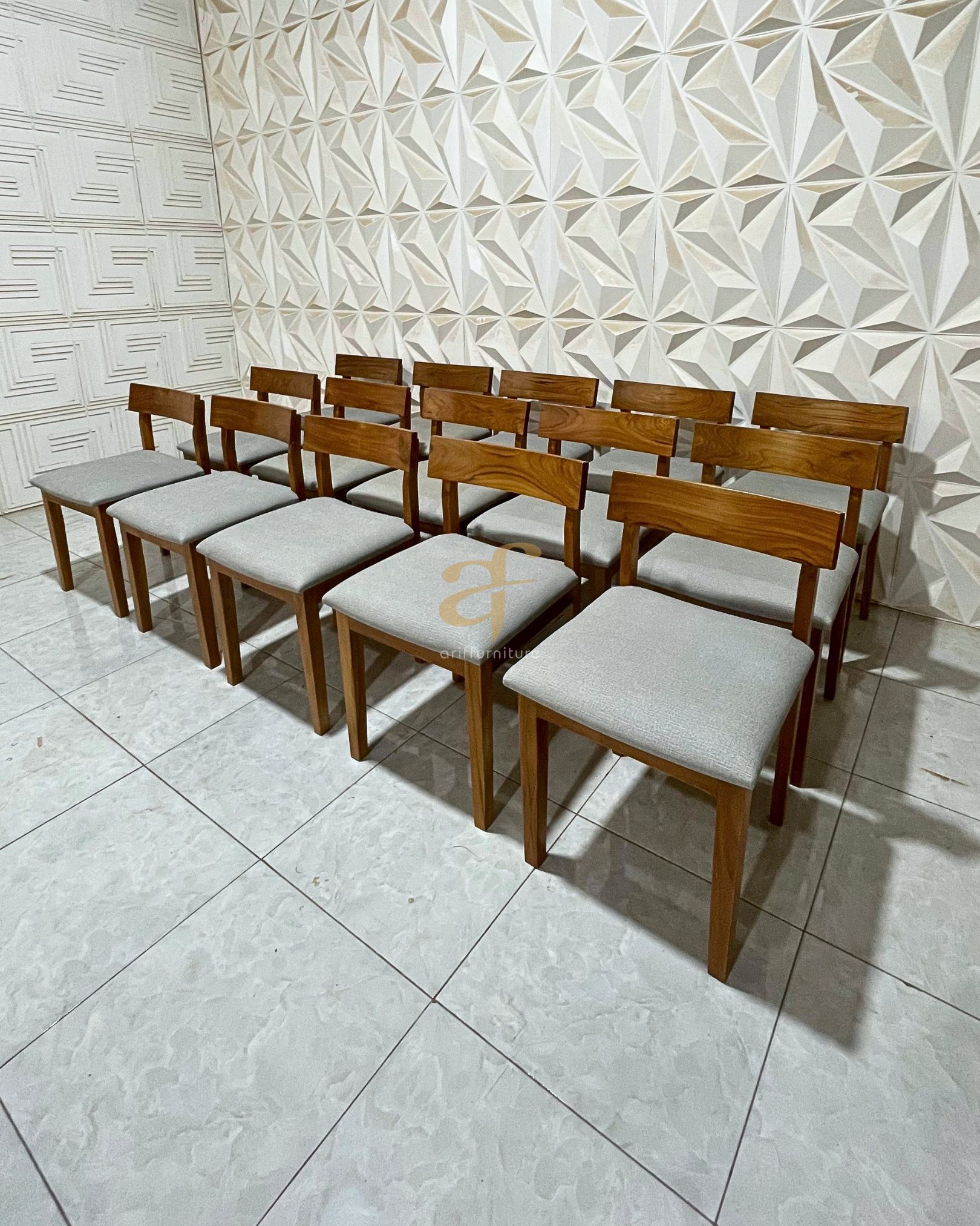 Kursi Makan Cafe Minimalis Retro Custom - Gambar 5