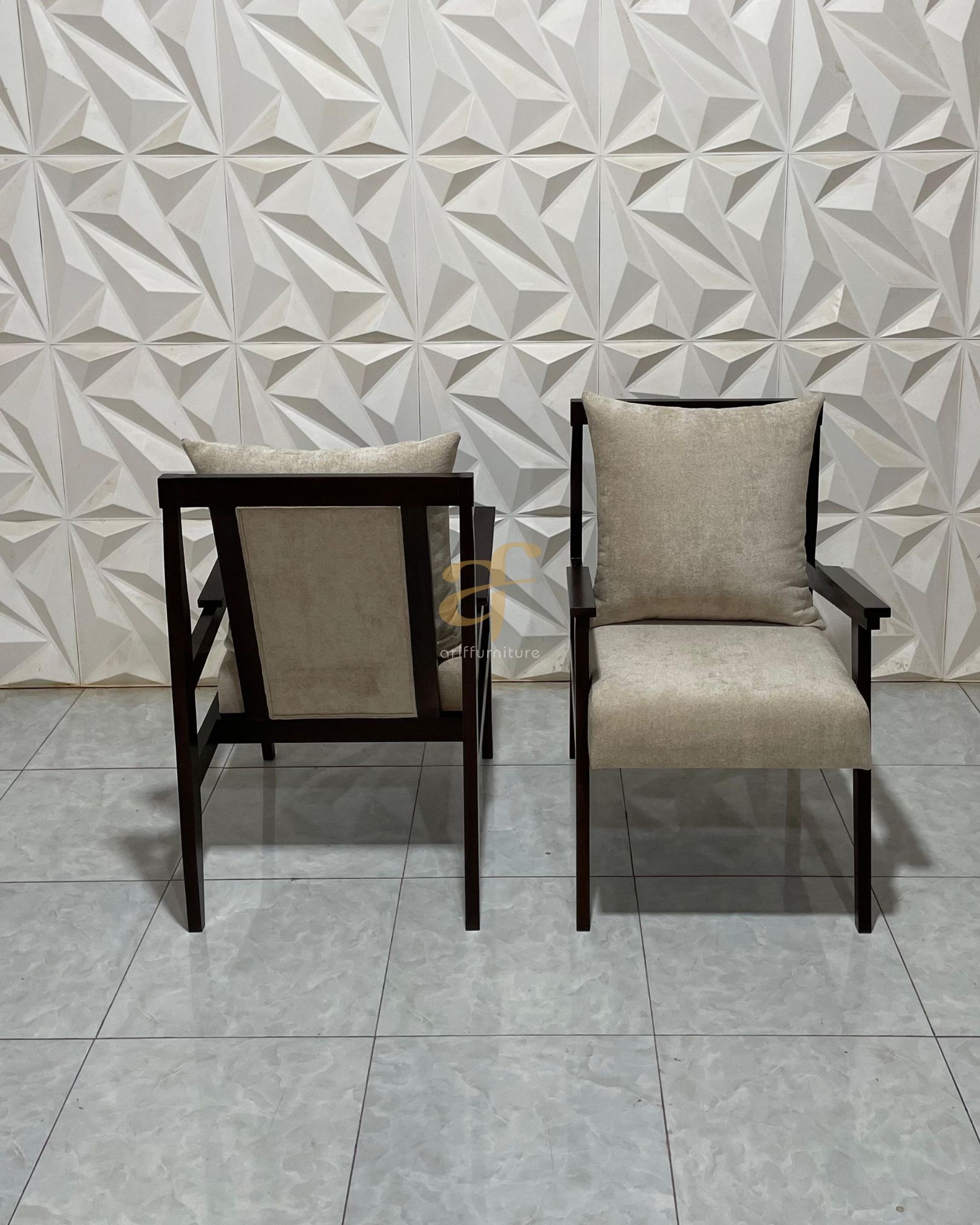 Kursi Minimalis Vintage Custom Kayu Jati Europan Style - Gambar 4