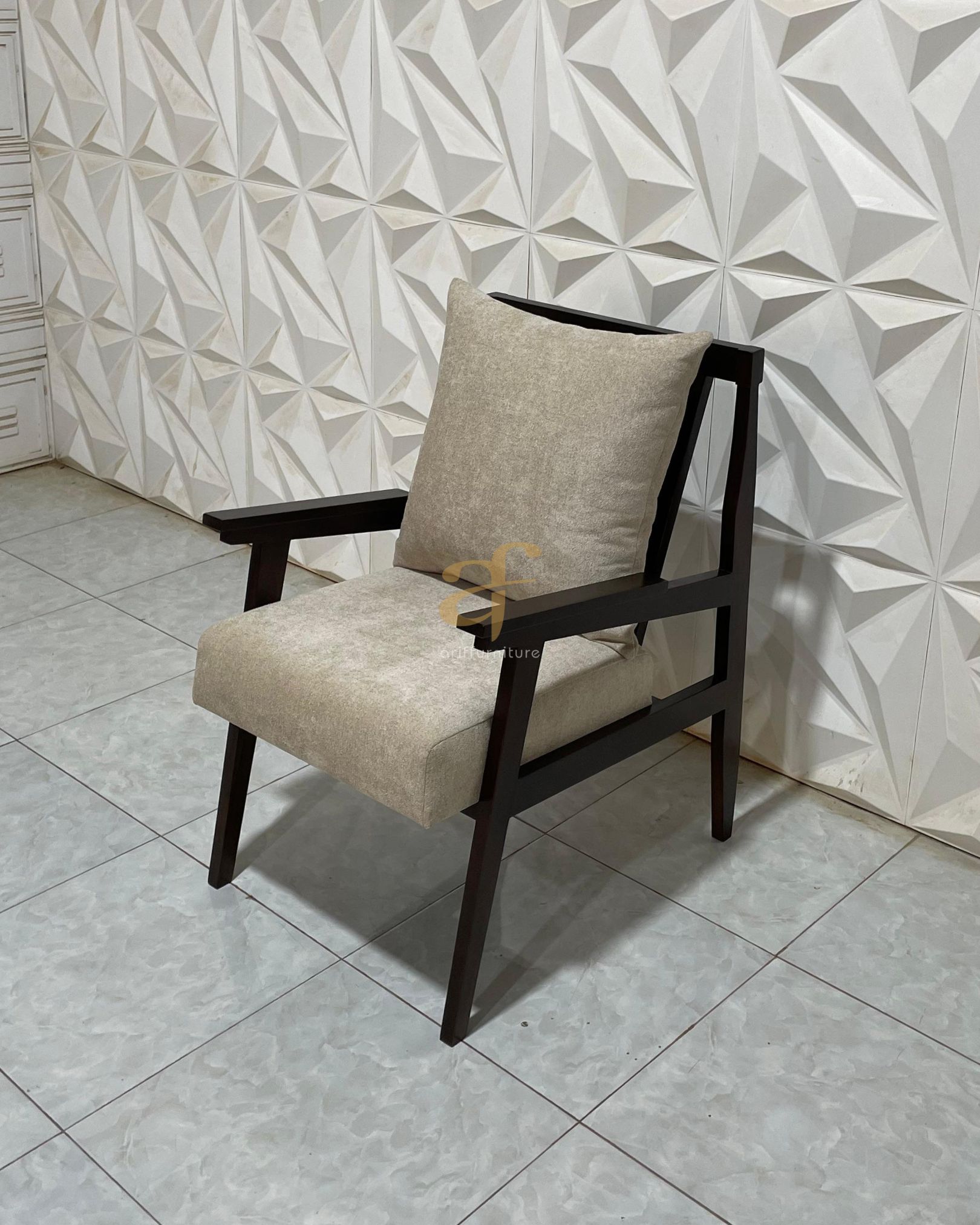 Kursi Minimalis Vintage Custom Kayu Jati Europan Style - Gambar 3