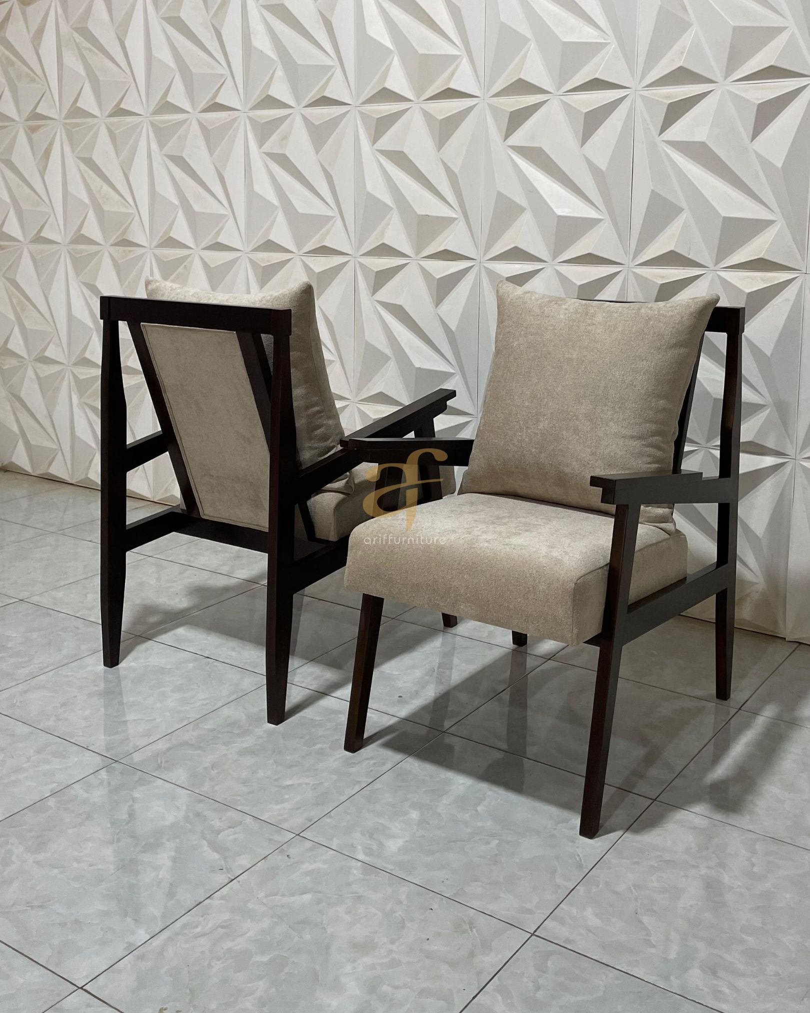 Kursi Minimalis Vintage Custom Kayu Jati Europan Style - Gambar 5