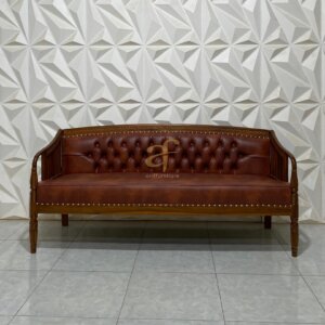 Sofa Oscar Vintage Bangku Tamu Kayu Jati Custom